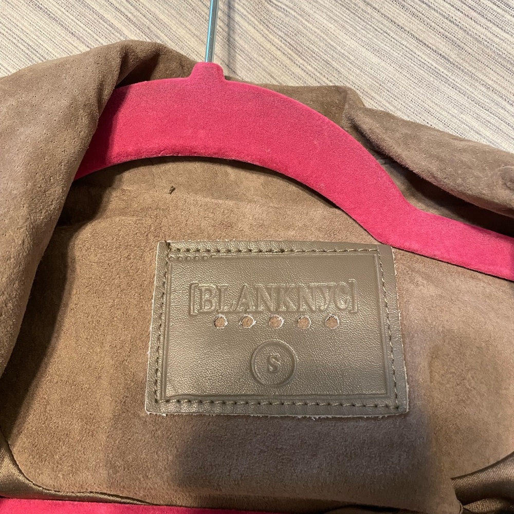 BlankNYC Suede Moto Jacket